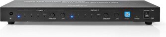 Nedis HDMI Matrix Switch - 4x2 Ports - 4K@60Hz - Remote Control - Anthracite