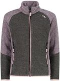 CMP Gelaagde technische tricot fleece honingraat gemêleerd meisje roze 8 jaar
