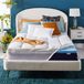 Mousse à mémoire de forme surmatelas, taille Queen, 10 cm, avec mousse de gel, rafraîchissant, lavable