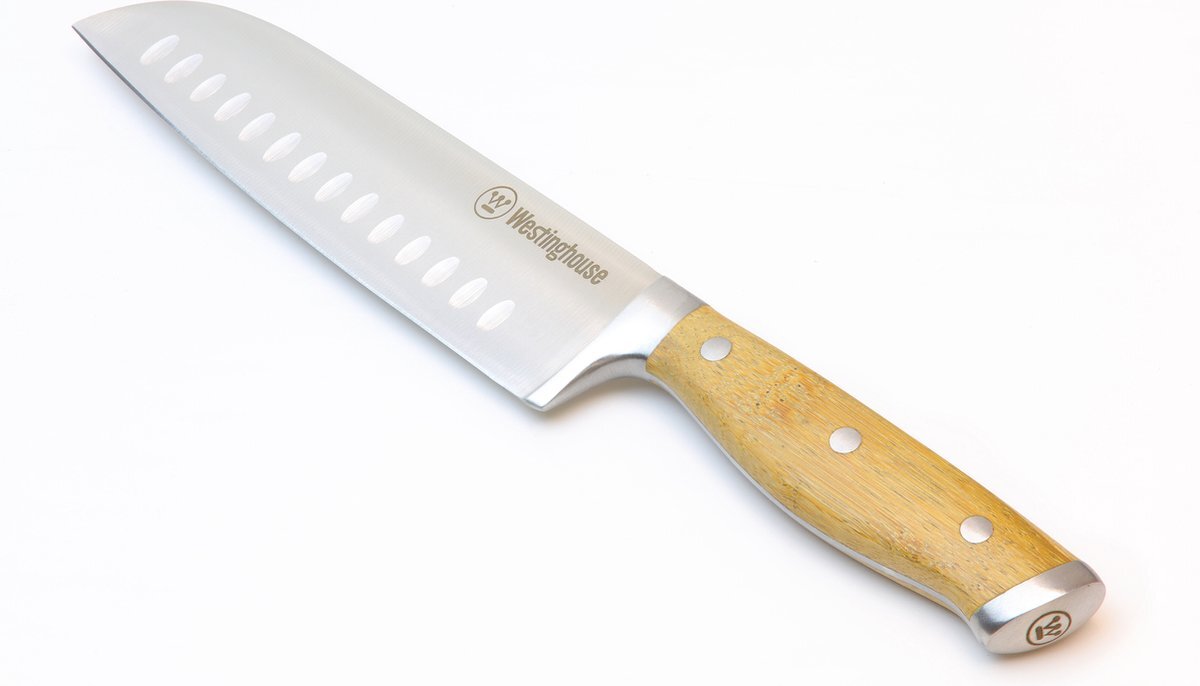 Westinghouse Santoku Mes - Bamboe