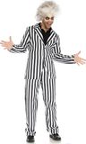 Leg Avenue Beetle Boss Suit - Wit/Zwart - M - Polyester - 0714718535821
