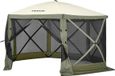 Pavillon pop-up, tente d'écran pop-up, auvent avec 6 côtés, couleur : vert