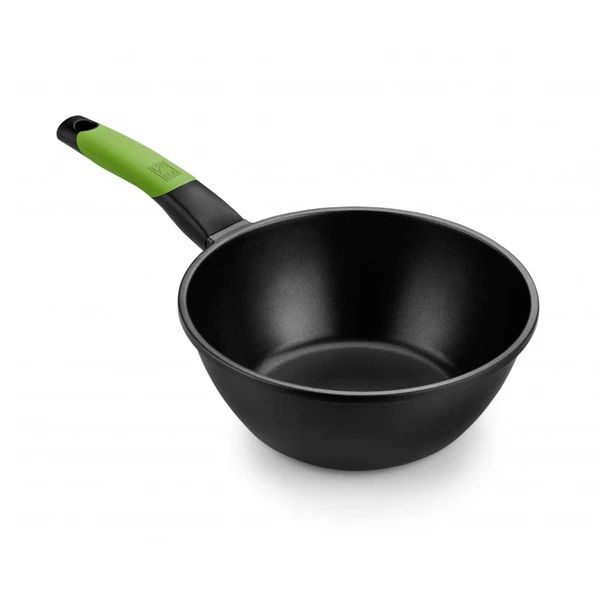 BRA Prior Wok/roerbakpan - 24 cm - Zwart/Groen - Aluminium - Inductie