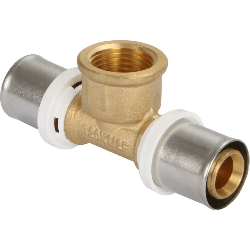 Fixomultix T-stuk schroefbus 20x1/2"x20mm