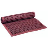 Sanitop Tapis antidérapant en caoutchouc 562 Rouge - Notrax