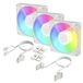 ARCTIC BioniX P14 A-RGB Computer behuizing Ventilator 14 cm Wit 3 stuk(s)