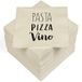 HEKU 100 servetten, 3-laags, 33 x 33 cm, pasta, pizza, wijnrood, absorberend en praktisch verpakt, ideaal voor speciale gelegenheden