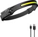 Garpex® Lampe frontale LED rechargeable - Étanche - Rechargeable par USB