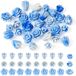 Merkloos 30 stuks Bloem Schelp Kralen Synthetische Koraal Schelp Gegraveerde Kralen Losse Spacer Voor Oorbellen Armband Ketting Sieraden Maken