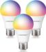 Hoftronic Smart - E27 SMART WiFi LED Lamp - 3-Pack - RGBWW - 10W - 806lm - Dimmable - App & Voice Control