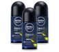 NIVEA MEN Deodorant Roller Deep Sport 3 x 50 ml