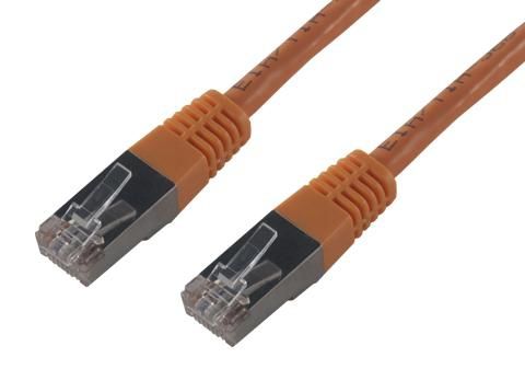 MCL Netwerkkabels MCL FCC6BM-0.5M/O oranje 0,5m