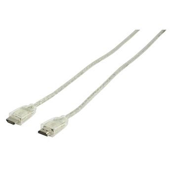 König HDMI Kabel - 1.5m - HDMI Type A - Blauw/Transparant