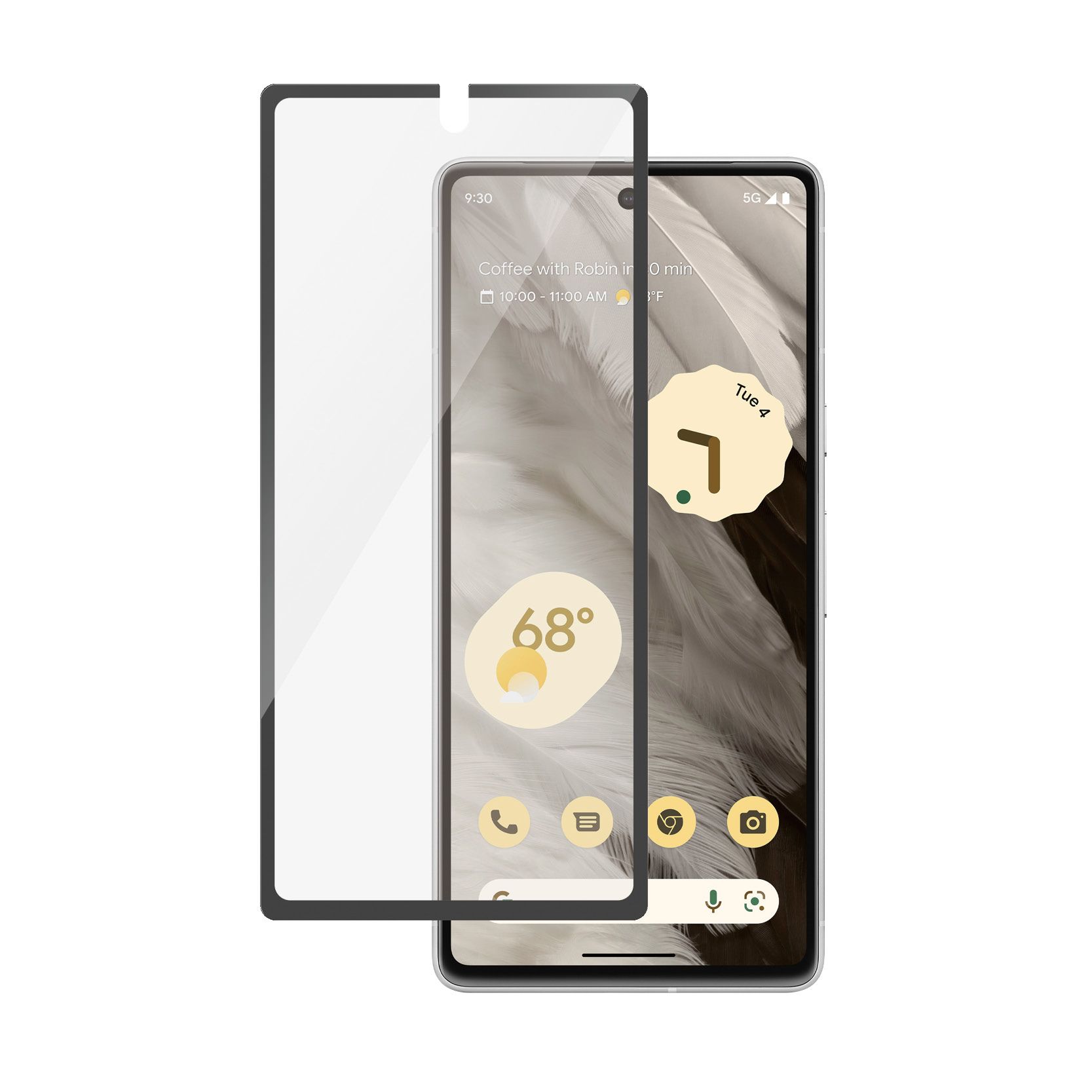 PanzerGlass Ultra Wide Fit Clear Screen Protector for Google Pixel 7a