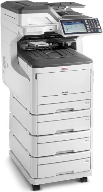 Oki MC883dnv - Multifunctionele printer - Kleur - A3 - 35ppm - 1200x1200 DPI - Zwart/Wit