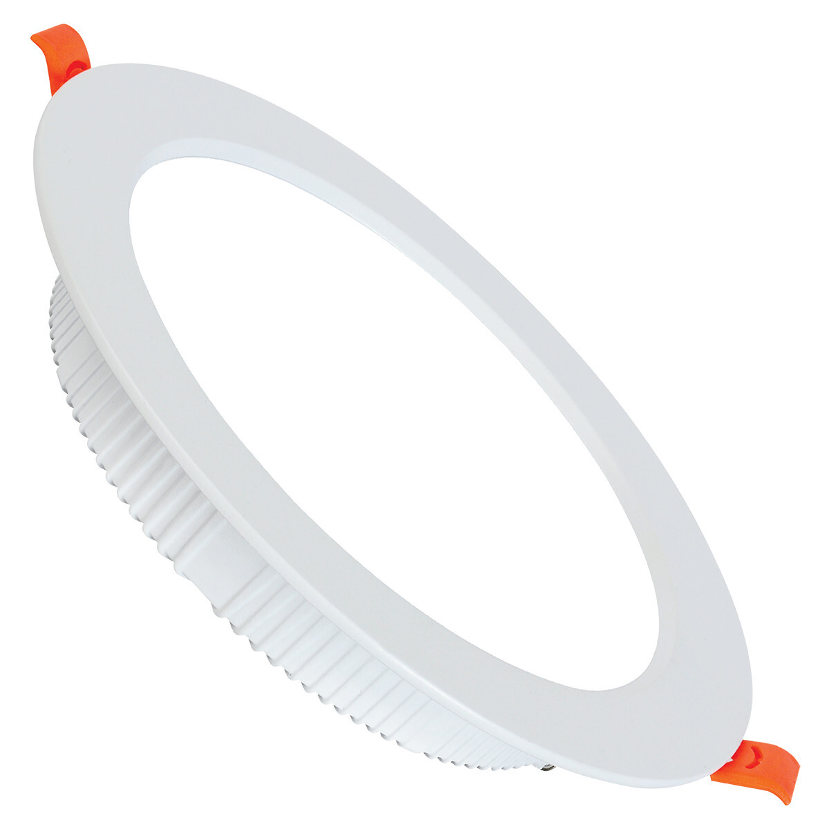 BES LED LED Downlight - Alexy - Inbouw Rond 8W - Helder/Koud Wit 6400K - Mat Wit Aluminium - Ã˜98mm