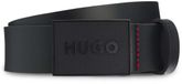 HUGO Gethon Leather Belt W80 Black zwart