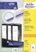 Avery Zweckform Rugetiket breed 61x192mm zelfklevend wit | 5 stuks
