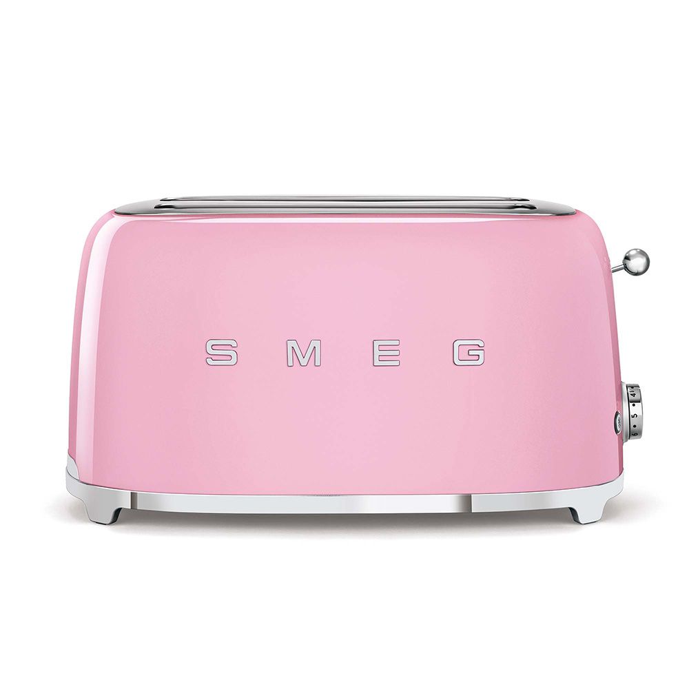 Smeg TSF02PKEU - Broodrooster - Roze - 4 sneetjes - 1500W
