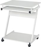 HOMCOM computerbureau - spaanplaat - 60x48x73cm - wit