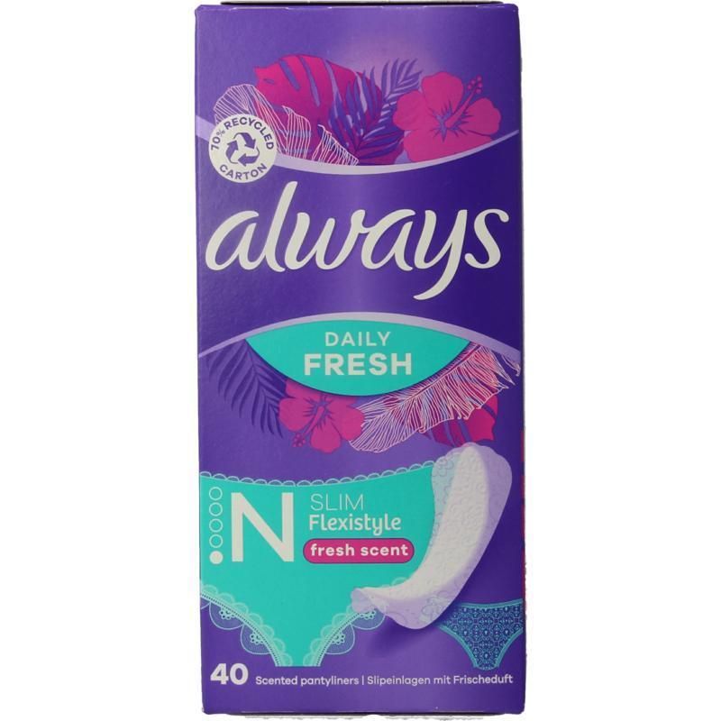 Inlegkruisjes Daily Protect Fresh & Scent - 40 Stuks