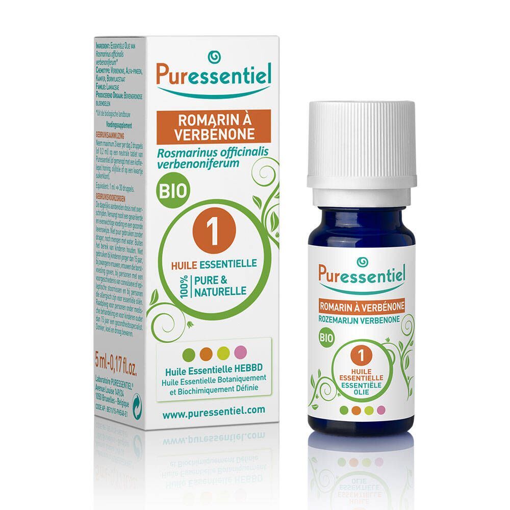 Puressentiel Puressentiel Rozemarijn Verbenone Essentiële Olie Bio 5 ml