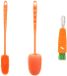 Unyqoos® Set complet de 3 brosses de nettoyage pour bouteilles et gobelets avec portée à 360 degrés
