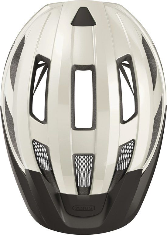 Abus Macator MIPS Pearl White Helmet - Size M (52-58cm)