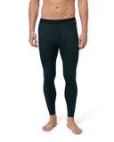 DANISH ENDURANCE Functionele broek 'Core Merino Baselayer' donkergroen