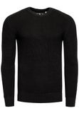 Rusty Neal Heren Trui Casual Fit Trui Zwart Maat S