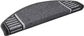 vidaXL Zelfklevende trapmatten 15 stuks 65 x 21 x 4 cm Non-Slip Antraciet