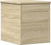 vidaXL Opbergbox 30x35x35 cm bewerkt hout sonoma eikenkleurig