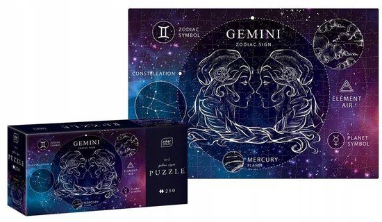 Interdruk Puzzel 250 Stukken - Tweelingen Zodiac
