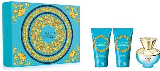 Versace Dylan Turquoise Giftset - Eau de Toilette 50ml + Shower Gel + Body Lotion - Cadeauset voor Dames