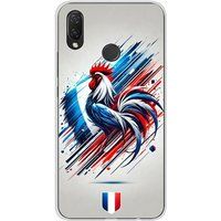 Huawei P Smart Plus Bedrukt siliconen hoesje Coq francais