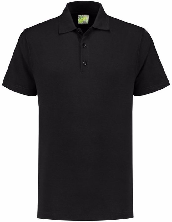 Lemon & Soda Premium poloshirt 100% katoen voor heren L zwart