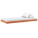 vidaXL Bedframe Wasbruin 90 x 200 cm Massief grenenhout
