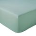 Drap-housse Percale De Coton Uni Bonnet 30 Cm Turquoise 90x190 Cm