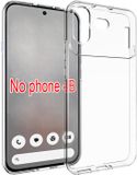 MobyDefend Hoesje - Geschikt voor Nothing Phone (4b) - Transparante TPU Backcover - Volledig Doorzichtig