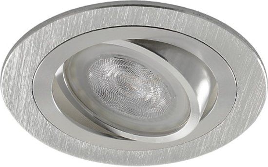Philips LED inbouwspot Patrick - Rond Chrome - Warm Wit - Dimbaar - 5W