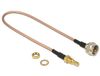DeLOCK 13025 câble coaxial RG-316 0,25 m SMB F Marron