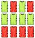 12 Gilets de football pour enfants, taille S, polyester, sans manches