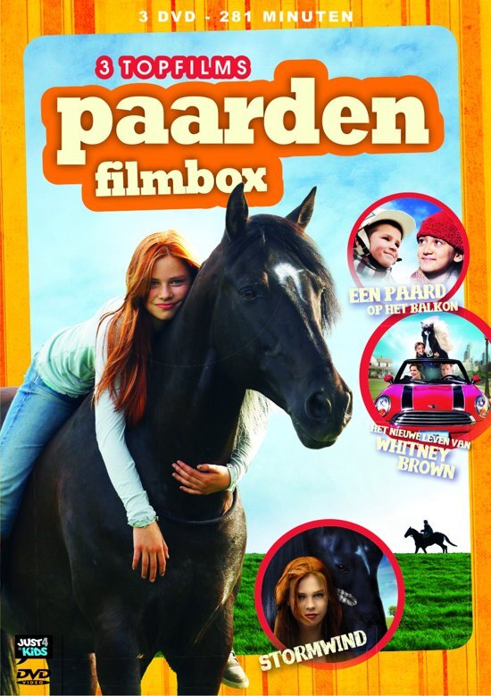 JUST ENTERTAINMENT Paarden Filmbox (Paard Op Het Balkon – Whitney Brown – Stormwind) dvd