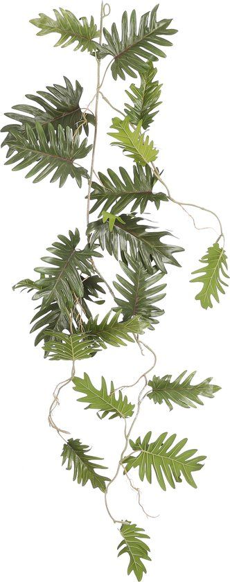 Mica Decorations Philodendron Selloum Kunstplant Slinger - Groen - 115 cm