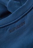 Superdry - Blank Oversized sweatshirt met ronde hals - Heren - XXl - Katoen/Polyester - Insignia Blue
