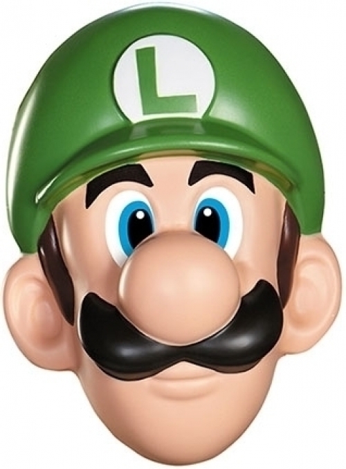 Jakks Pacific world of nintendo luigi face mask adult size