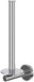 IVY Reserverolhouder Wandmodel voor 2 Rollen - Chroom