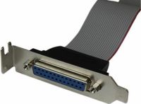 StarTech Low-Profile 40cm Parallelle Poort Verloopkabel met Bracket – DB25 (F) naar IDC26