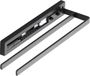 SOTECH handdoekrek STYLE 2-armig zwart 325 mm verlengstuk 145 mm