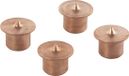 wolfcraft - 4 fixations pour tourillons – repères de tourillon, Ø 10 mm - 2913000